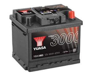 4 meilleure batterie pour voiture - Yuassa YBX3000 SMF 45Ah